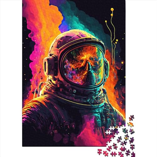 AstroNautical Adventure Puzzle 100% recycelter Karton Puzzle 100% recycelter Karton für Erwachsene und Kinder Geschenke zum Kindertag 38 x 26 cm / 1000 Teile von XJmoney