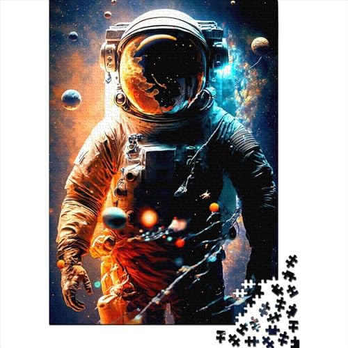 Astronaut29 Puzzle Kreative Spiele Premium-Papp-Puzzle für Erwachsene Teenager Ostergeschenke 70x50cm/1000 Teile von XJmoney