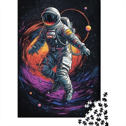 Astronauten-Puzzle, 300 Teile, Puzzle für Erwachsene, Puzzle 300 Teile, Puzzle für Erwachsene, Geschenke, 300 Teile (40 x 28 cm) von XJmoney