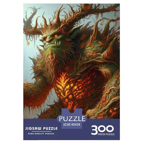 Bergmonster-Puzzle, 300 Teile, Puzzle für Erwachsene, Puzzles aus Holz, nachhaltiges Puzzle für Erwachsene | Spiele 300 Teile (40 x 28 cm) von XJmoney