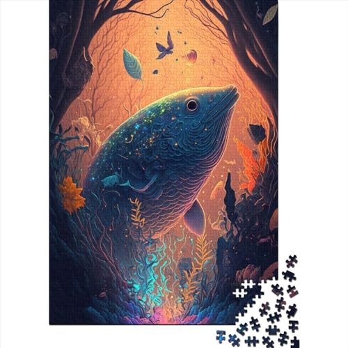 Creative Spirits of Nature Holzpuzzle für Erwachsene - Rechteckiges Puzzle - Gehirntraining - Herausforderungsspiel - 300 Teile (40 x 28 cm) von XJmoney