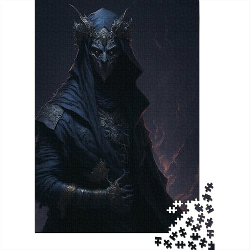 Dark Warrior Puzzle für Erwachsene, 300-teiliges Puzzle für Erwachsene, Puzzle 300-teiliges Puzzle, Puzzlegeschenke, 300 Teile (40 x 28 cm) von XJmoney