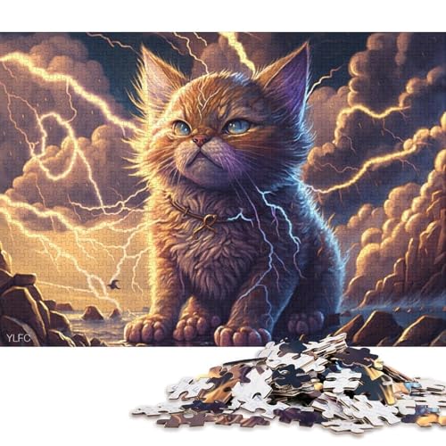 Fantasy Art Garfield Cat Puzzle für Kinder 1000 Teile Spielzeug Familienpuzzle Spiele Geburtstagsgeschenke Puzzle Jungen Mädchen 1000 Teile (75x50cm) von XJmoney