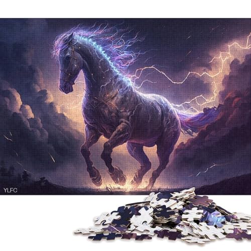 Fantasy Art Pferde-Puzzle 300 Teile Puzzle für Kinder, Denkspiel, Puzzle-Spielzeug für Kinder, 300 Teile (40 x 28 cm) von XJmoney