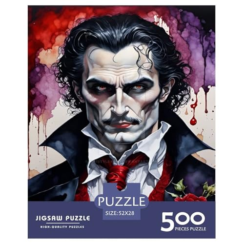 Gentleman Earl Puzzle, 500 Teile, Puzzle für Erwachsene, Puzzles aus Holz, nachhaltiges Puzzle für Erwachsene | Spiele 500 Teile (52 x 38 cm) von XJmoney