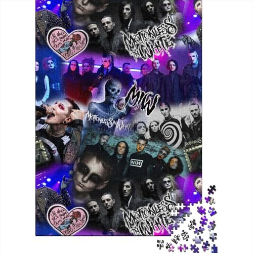 Gothic-Puzzle, 500 Teile, Puzzle für Erwachsene, Lernspiele, Spielzeug, DIY, kreatives Holzpuzzle, Geschenke, 500 Teile (52 x 38 cm) von XJmoney