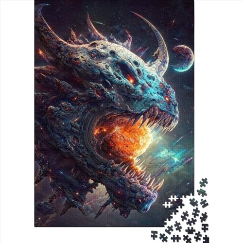 Größe Pcs World_Eater Puzzle für Erwachsene und Kinder, kreatives rechteckiges Puzzle, Holzpuzzle, lustiges Lernspielzeug, 300 Teile (40 x 28 cm) von XJmoney