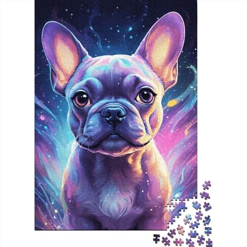 Jigsaw Puzzle Art Galaxy Dogs 1000-teiliges Puzzle, Holzpuzzle für Kinder ab 18 Jahren, Lernspiele, 1000 Teile (75 x 50 cm) von XJmoney