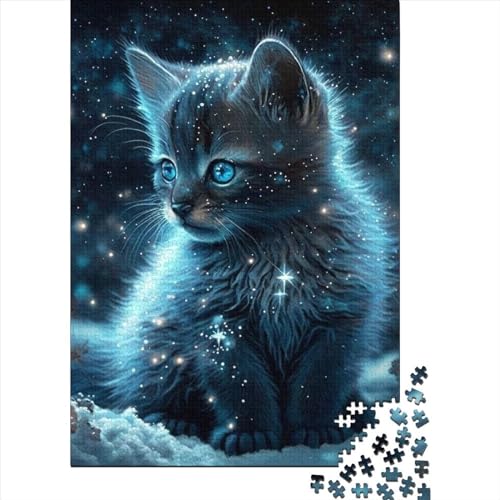 Katzen-Puzzle für Erwachsene, Denkspiel, Puzzle-Spielzeug für Kinder, 1000 Teile (75 x 50 cm) von XJmoney