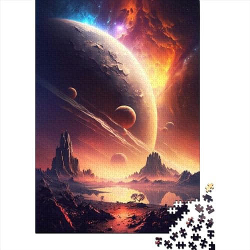 Kreative Puzzles Cosmic_Cove_Fantasy Puzzles Rechteckiges Puzzlespielzeug für Erwachsene 300 Teile (40x28cm) von XJmoney