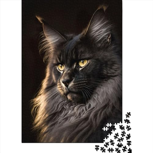 Kreative Puzzles Maine Coon1 Puzzles Rechteckiges Puzzlespielzeug für Erwachsene 300 Teile (40x28cm) von XJmoney