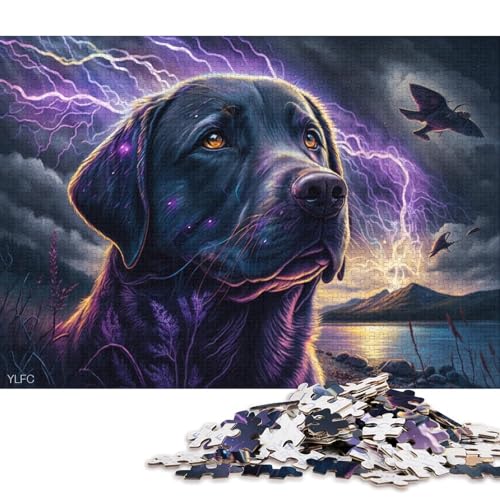 Labrador Dreams 500-teiliges Puzzle für Kinder, Puzzles für Teenager, Geschenke, Puzzles zum Entspannen, Puzzlespiele, Denksport-Puzzle 500 Teile (52 x 38 cm) von XJmoney