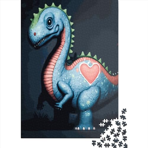 Lustiges Drachen-Baby-Puzzle, 100 % recycelter Karton, für Jungen oder Mädchen, Geschenk zum Kindertag, 38 x 26 cm, 1000 Teile von XJmoney