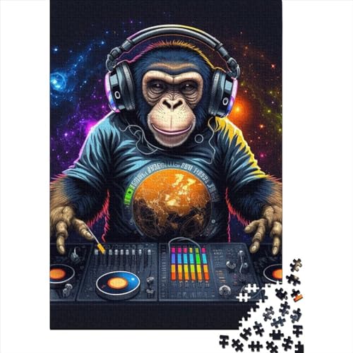 Monkey Dj3 Puzzle für Erwachsene, Denkspiel, Puzzlespielzeug für Kinder, 300 Teile (40 x 28 cm) von XJmoney