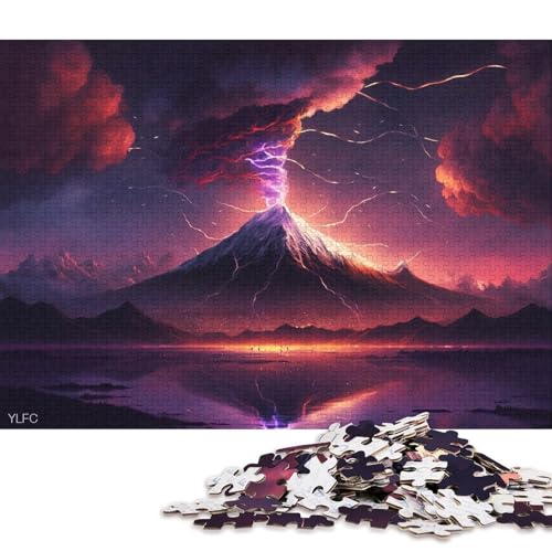 Mount Fuji, Japan Puzzle 1000 Teile Puzzle für Kinder, Denkspiel, Puzzlespielzeug für Kinder, 1000 Teile (75 x 50 cm) von XJmoney