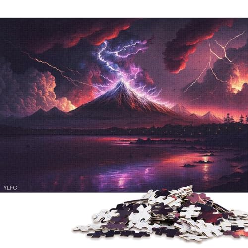 Mount Fuji, Japan Puzzle 500 Teile Puzzle für Kinder, Denkspiel, Puzzlespielzeug für Kinder, 500 Teile (52 x 38 cm) von XJmoney