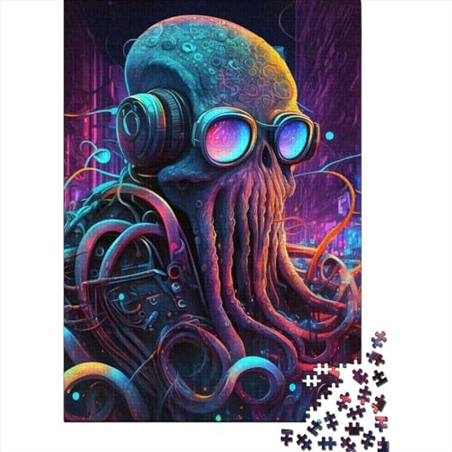 Octopus1 Puzzle für Erwachsene, Denkspiel, Puzzlespielzeug für Kinder, 300 Teile (40 x 28 cm) von XJmoney