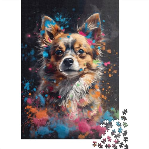 Pomchi Malpuzzle Umweltfreundliche Materialien Puzzle aus 100% recyceltem Karton für Kinder und Erwachsene ab 12 Jahren 38 x 26 cm / 1000 Teile von XJmoney