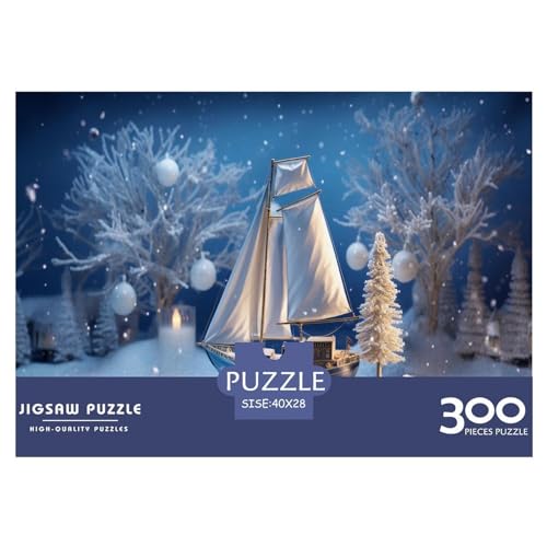 Puzzle „Segel“ für Erwachsene, 300 Teile, Holzpuzzle, Wandkunst-Puzzlespiele, 300 Teile (40 x 28 cm) von XJmoney