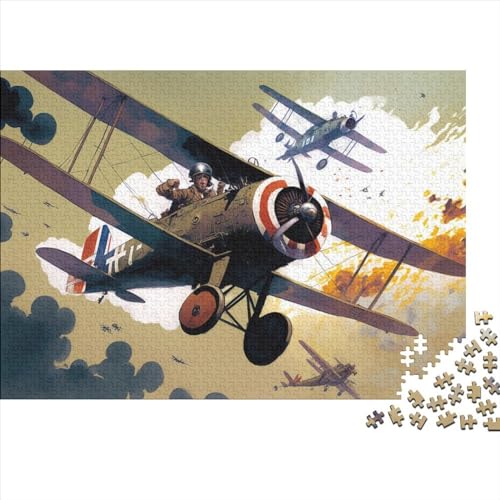 Puzzle 1000 Teile Flugzeugpuzzle Puzzle für Erwachsene Schwierigkeitsgrad Puzzle Lernspiele Spielzeug Familiendekoration 1000 Teile (75x50cm) von XJmoney