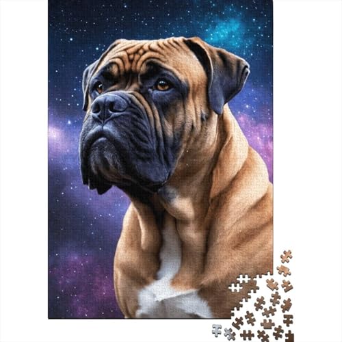 Puzzle 300 Teile Art Space Dogs Puzzles Holzpuzzles für Kinder ab 18 Jahren Denkspiel 300 Teile (40x28cm) von XJmoney