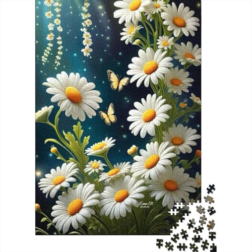 Puzzle 500 Teile Tierkunst Blumen Puzzle Holzpuzzle für Kinder ab 18 Jahren Denkspiel 500 Teile (52x38cm) von XJmoney