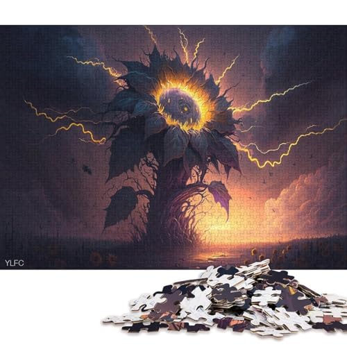 Puzzle 500 Teile Traum-Sonnenblumen-Puzzle Kreatives rechteckiges Puzzle Tolles Puzzle für Kinder 500 Teile (52 x 38 cm) von XJmoney