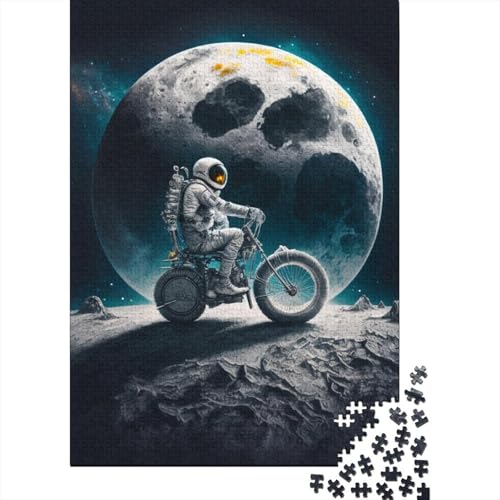 Puzzle Astronaut, 300-teiliges Puzzle für Erwachsene und Holzpuzzle, geeignet für Erwachsene und Jugendliche ab 18 Jahren, Geschenk zum Geburtstag, 300 Teile (40 x 28 cm) von XJmoney