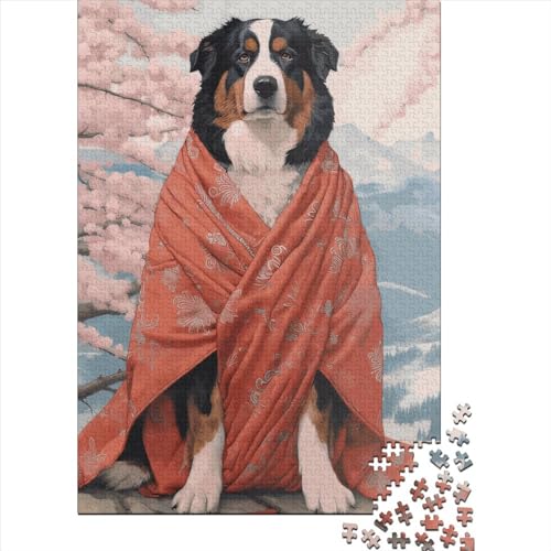 Puzzle Geisha Berner Berggeisha-Puzzle aus Premium-Karton, schwierige Herausforderung für Kinder und Erwachsene ab 12 Jahren, 70 x 50 cm, 1000 Teile von XJmoney