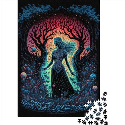 Puzzle Mother Earth Blacklight II Umweltfreundliche Materialien Puzzle aus 100% recyceltem Karton für Kinder und Erwachsene ab 12 Jahren 70 x 50 cm / 1000 Teile von XJmoney