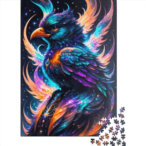 Puzzle Space Raven Relax Challenge Spielzeug Rechteckiges Papierpuzzle für Kinder Erwachsene Vatertagsgeschenke 38 x 26 cm / 1000 Teile von XJmoney