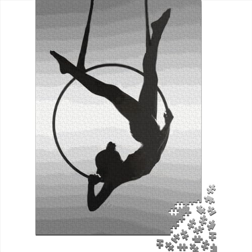 Puzzle The Aerialist Alter 18 Jahre Upe Lernspiele Rechteckiges Papierpuzzle für Kinder Erwachsene Weihnachtsgeschenke 38 x 26 cm / 1000 Teile von XJmoney