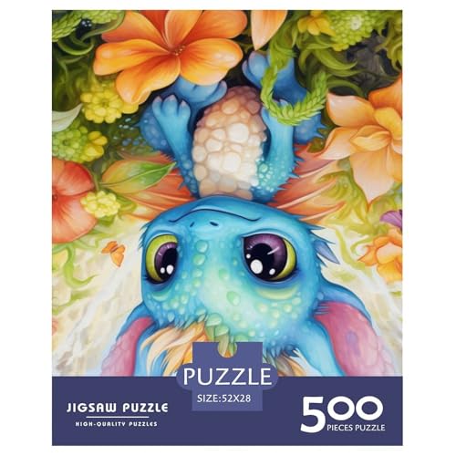 Puzzle für Erwachsene, 500 Teile, Geschenke für Frosch-Puzzles für Erwachsene und Teenager, Familienspiel für Erwachsene und Teenager, 500 Teile (52 x 38 cm) von XJmoney