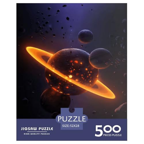 Puzzle für Erwachsene, 500 Teile, Planet Z, Puzzles für Erwachsene, Puzzles für Erwachsene, Lernspiel, Herausforderungsspielzeug, 500 Teile (52 x 38 cm) von XJmoney