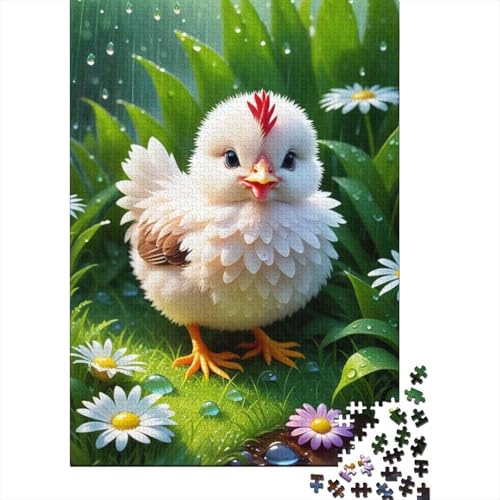 Puzzle für Erwachsene, Geflügel, Hahn, 300 Teile, Holzpuzzle für Erwachsene und ab 18 Jahren, Unmögliches Puzzle 300 Teile (40 x 28 cm) von XJmoney