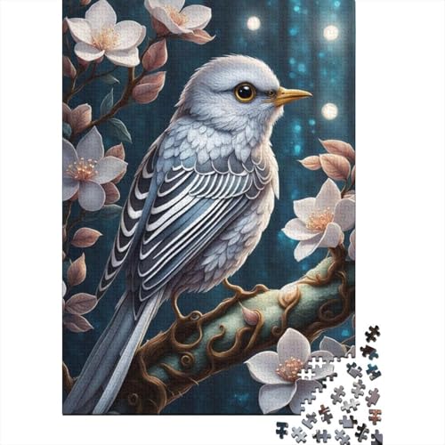 Puzzle für Erwachsene, Tierkunst, Vogel, 1000-teiliges Puzzle, Holzpuzzle für Kinder ab 18 Jahren, Lernspiel, 1000 Teile (75 x 50 cm) von XJmoney