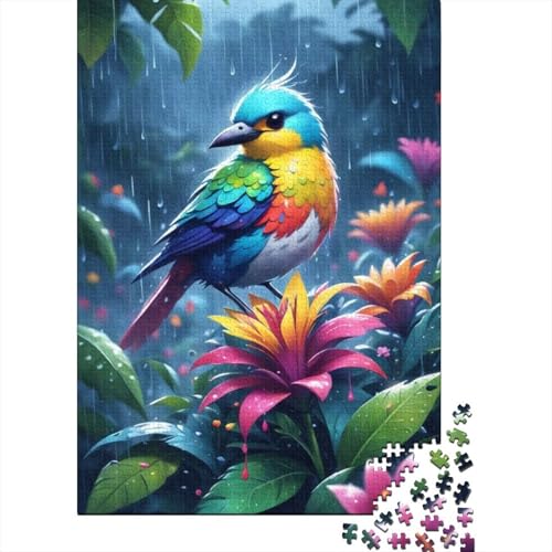 Puzzle für Erwachsene, Tierkunst, Vogel, 300-teiliges Puzzle, Holzpuzzle für Erwachsene ab 18 Jahren, Lernspiel, 300 Teile (40 x 28 cm) von XJmoney