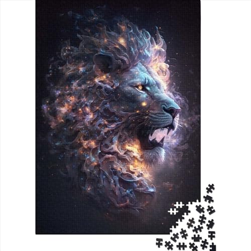 Puzzle für Erwachsene „Lion Galaxy213“, anspruchsvolles Denkspiel, 1000 Teile (75 x 50 cm) von XJmoney