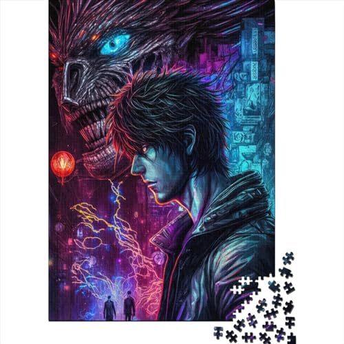 Puzzle für Erwachsene „Monster Invasion“456 Puzzle für Erwachsene, 300 Teile (40 x 28 cm) von XJmoney