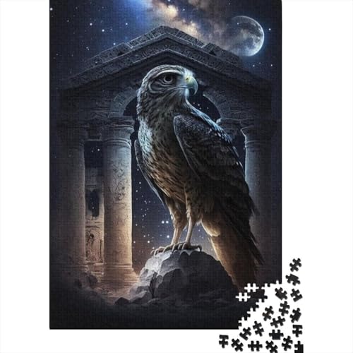 Puzzle für Erwachsene 300 Teile, Kunst, Tier, Adler, Holzbrett-Puzzles für Kinder, lustige Puzzlespiele, 300 Teile (40 x 28 cm) von XJmoney