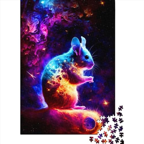 Puzzle für Erwachsene Chinchilla-Puzzles, anspruchsvolles Denkspiel, 1000 Teile (75 x 50 cm) von XJmoney