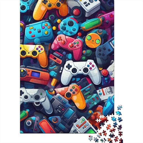 Puzzle für Erwachsene mit 1000 Teilen, Gamepad-Puzzles für Erwachsene, Puzzles für Erwachsene, Lernspiel, Herausforderungsspielzeug, 1000 Stück (75 x 50 cm) von XJmoney