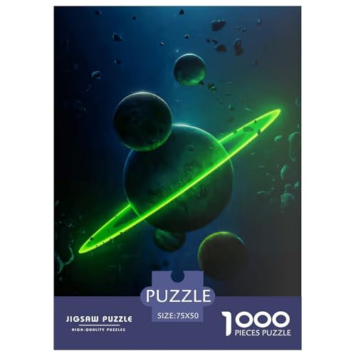 Puzzle für Erwachsene mit 1000 Teilen, Planet X-Puzzles für Erwachsene, Puzzles für Erwachsene, Lernspiel, Herausforderungsspielzeug, 1000 Teile (75 x 50 cm) von XJmoney