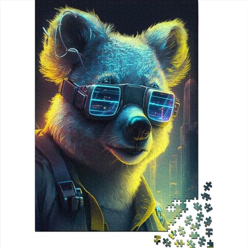 Puzzle für Erwachsene und Jugendliche, Koala 1, Holzpuzzle für Kinder und Teenager, für Familienspaß und Spieleabend, 1000 Teile (75 x 50 cm) von XJmoney