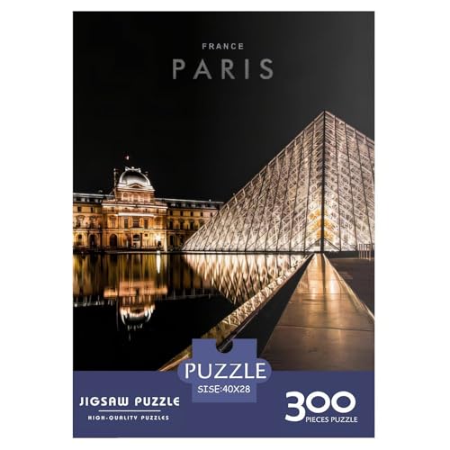 Puzzle für Erwachsene und Jugendliche, Paris, Frankreich, Holzpuzzle, Erwachsene ab 14 Jahren, 300 Teile (40 x 28 cm) von XJmoney