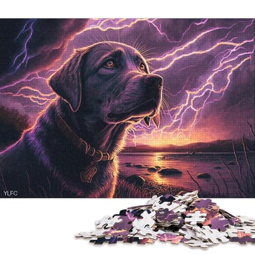 Puzzle für Kinder „Labrador Dreams“, 300 Teile, Puzzle ab 18 Jahren, anspruchsvolles Spiel, 300 Teile (40 x 28 cm) von XJmoney