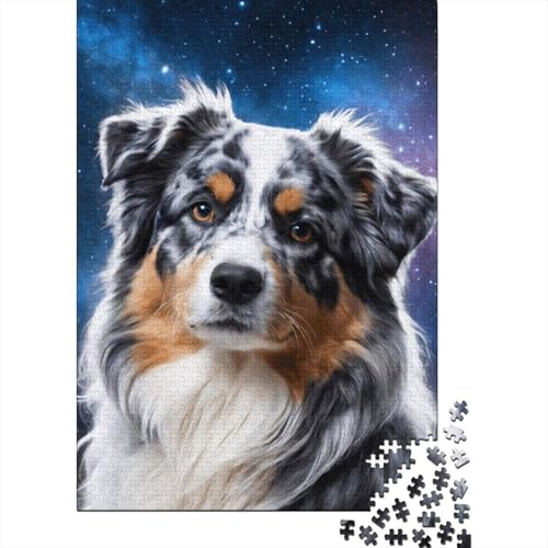 Puzzle für Kinder Art Space Dogs 500-teiliges Puzzle Holzpuzzle für Kinder ab 18 Jahren Unmögliches Puzzle 500 Teile (52 x 38 cm) von XJmoney