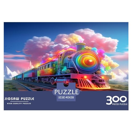 Puzzles 300 Teile für Erwachsene Ainbow-Train Puzzles 300 Teile für Erwachsene 300 Teile (40x28cm) von XJmoney