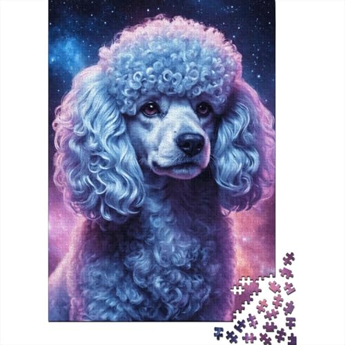 Puzzles Art Space Dogs 1000 Teile Puzzle für Kinder Holzpuzzle Geeignet für Kinder und über 18 Jahre alt Stressabbau-Spielzeug 1000 Stück (75x50cm) von XJmoney