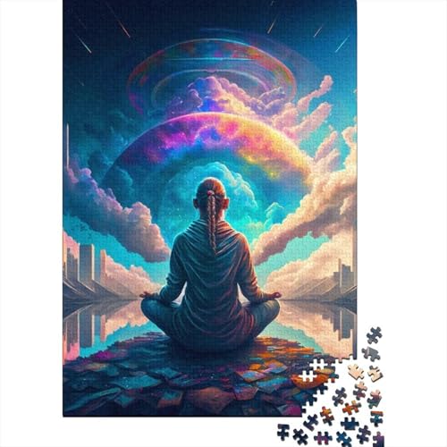 Rainbow Spirit Puzzles 300 Teile Holzpuzzle Erwachsene Puzzlespiele Lernspielzeug Geburtstagsgeschenke 300 Teile (40x28cm) von XJmoney